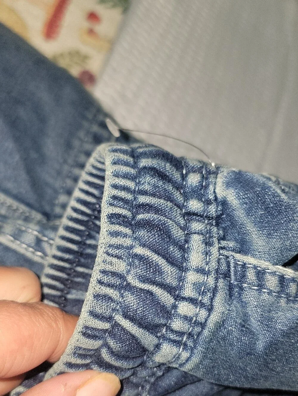 GAP Kids Relaxed Blue Drawstring Waist Jeans Size 1 Regular Brand New